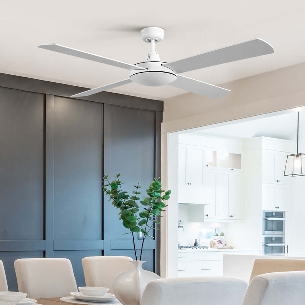 _label_, DSZ Product, feed-cond-new, feed-sl-free shipping, free-shipping, newDevanti 52'' Ceiling Fan W/Remote - White - Premium Appliances > Fans > Ceiling Fans from Devanti ! Shop Online Buy Now at S & D's Value Store Family Business Best Customer Service_label_, DSZ Product, feed-cond-new, feed-sl-free shipping, free-shipping, new