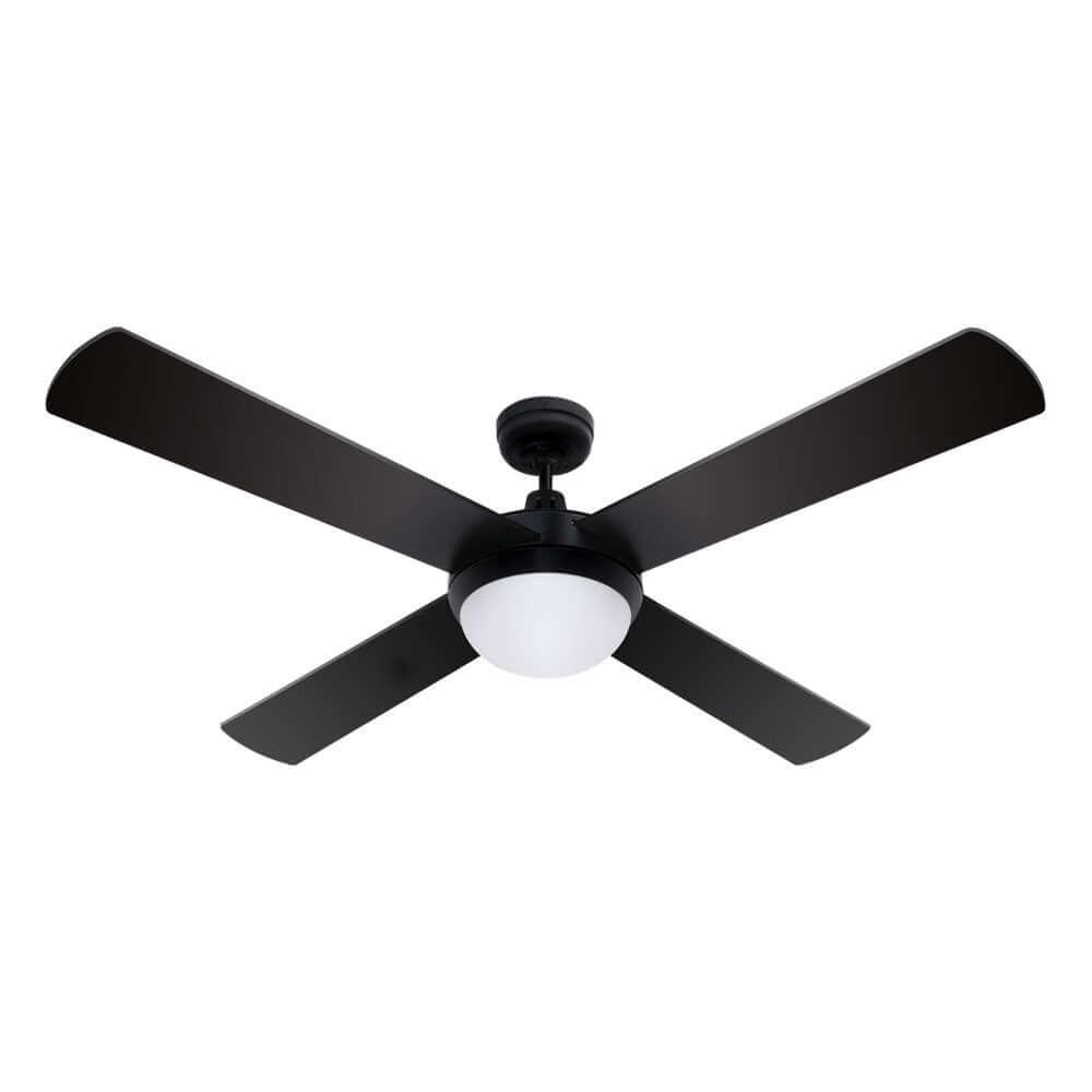 _label_, DSZ Product, feed-cond-new, feed-sl-free shipping, free-shipping, newDevanti 52'' Ceiling Fan Ac Motor W/Light W/Remote - Black - Premium Appliances > Fans > Ceiling Fans from Devanti ! Shop Online Buy Now at S & D's Value Store Family Business Best Customer Service_label_, DSZ Product, feed-cond-new, feed-sl-free shipping, free-shipping, new