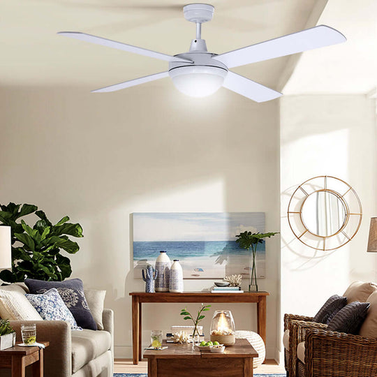 _label_, DSZ Product, feed-cond-new, feed-sl-free shipping, free-shipping, newDevanti 52'' Ceiling Fan Ac Motor W/Light W/Remote - White - Premium Appliances > Fans > Ceiling Fans from Devanti ! Shop Online Buy Now at S & D's Value Store Family Business Best Customer Service_label_, DSZ Product, feed-cond-new, feed-sl-free shipping, free-shipping, new