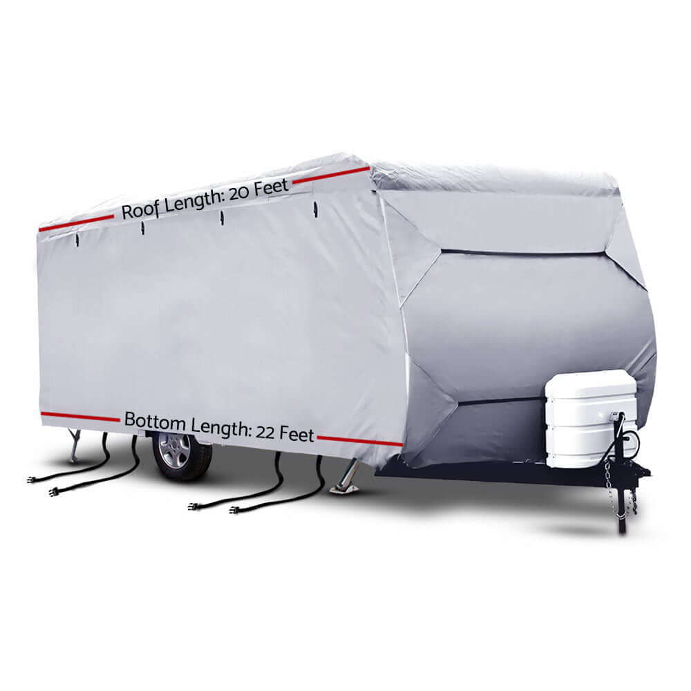 _label_, DSZ Product, feed-cond-new, feed-sl-free shipping, free-shipping, newWeisshorn 20 - 22Ft Caravan Cover Campervan 4 Layer Uv Water Resistant - Premium Outdoor Recreation > Camping > Caravan Accessories from Weisshorn ! Shop Online Buy Now at S & D's Value Store Family Business Best Customer Service_label_, DSZ Product, feed-cond-new, feed-sl-free shipping, free-shipping, new