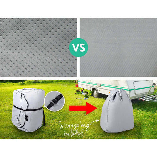 _label_, DSZ Product, feed-cond-new, feed-sl-free shipping, free-shipping, newWeisshorn 20 - 22Ft Caravan Cover Campervan 4 Layer Uv Water Resistant - Premium Outdoor Recreation > Camping > Caravan Accessories from Weisshorn ! Shop Online Buy Now at S & D's Value Store Family Business Best Customer Service_label_, DSZ Product, feed-cond-new, feed-sl-free shipping, free-shipping, new