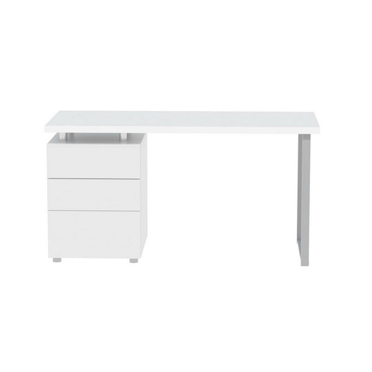 Artiss Computer Desk Drawer White 140Cm