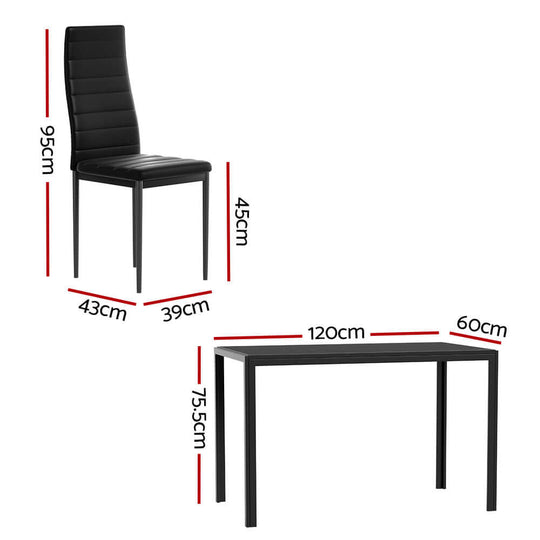 DSZ Product, feed-cond-new, feed-sl-DSZ Freight PayableArtiss Dining Chairs and Table Dining Set 6 Chair Set Of 7 Black - Premium Furniture > Dining > Dining Set from Artiss ! Shop Online Buy Now at S & D's Value Store Family Business Best Customer ServiceDSZ Product, feed-cond-new, feed-sl-DSZ Freight Payable