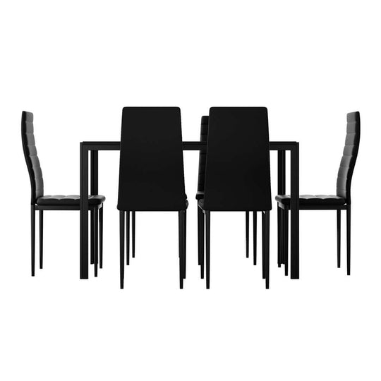 DSZ Product, feed-cond-new, feed-sl-DSZ Freight PayableArtiss Dining Chairs and Table Dining Set 6 Chair Set Of 7 Black - Premium Furniture > Dining > Dining Set from Artiss ! Shop Online Buy Now at S & D's Value Store Family Business Best Customer ServiceDSZ Product, feed-cond-new, feed-sl-DSZ Freight Payable