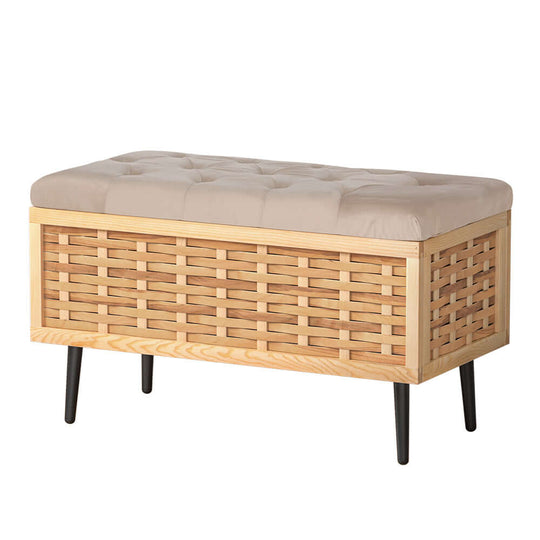 DSZ Product, feed-cond-new, feed-sl-DSZ Freight PayableArtiss Storage Ottoman Blanket Box 80Cm Weaved Velvet Pine - Premium Home & Garden > Bedding > Blankets & Throws from Artiss ! Shop Online Buy Now at S & D's Value Store Family Business Best Customer ServiceDSZ Product, feed-cond-new, feed-sl-DSZ Freight Payable