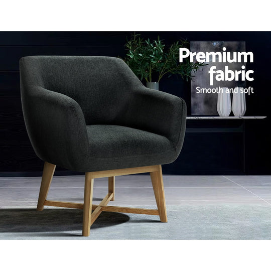 DSZ Product, feed-cond-new, feed-sl-DSZ Freight Payable, newArtiss Aston Tub Accent Chair Charcoal - Premium Furniture > Bar Stools & Chairs > Arm Chairs & Recliners from Artiss ! Shop Online Buy Now at S & D's Value Store Family Business Best Customer ServiceDSZ Product, feed-cond-new, feed-sl-DSZ Freight Payable, new