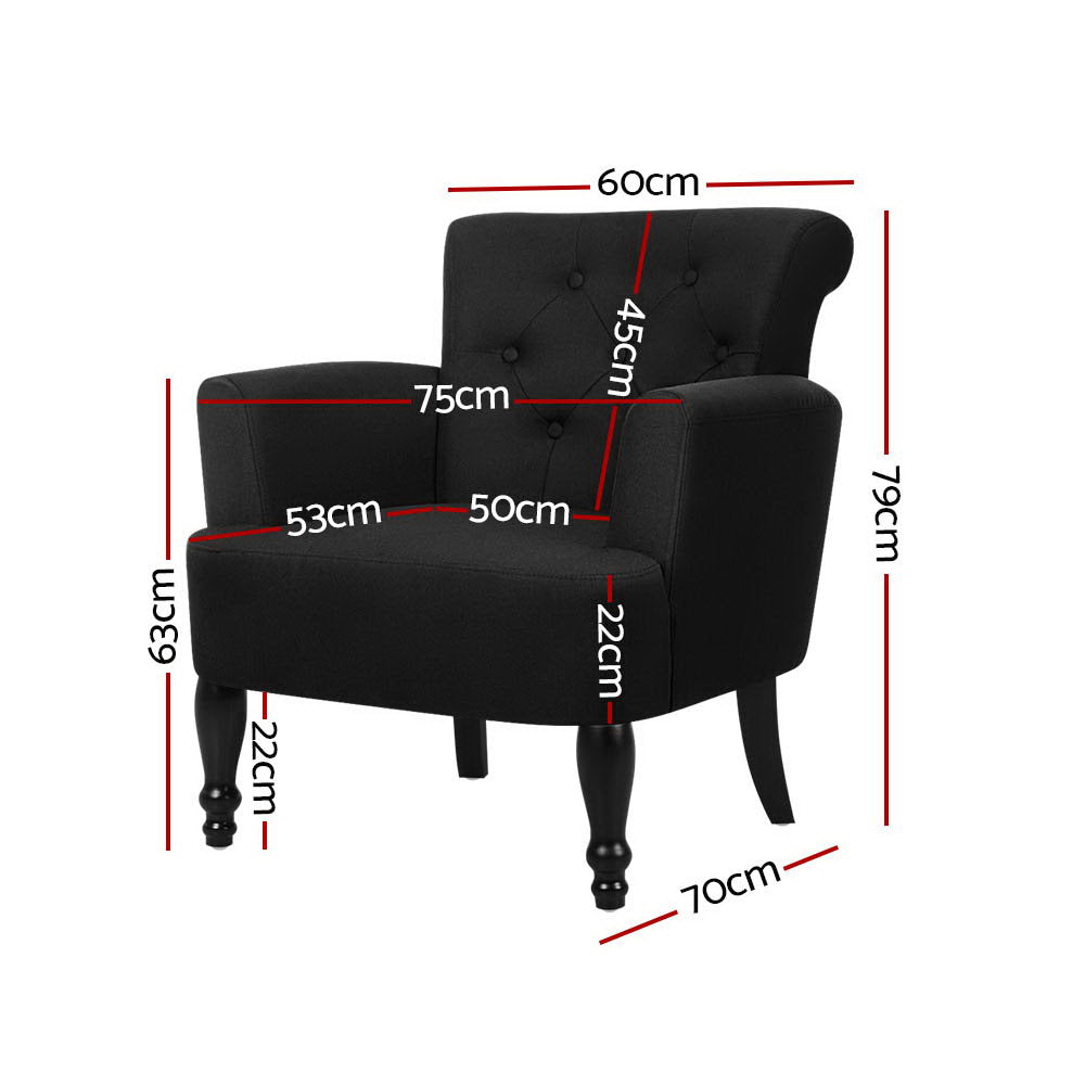 DSZ Product, feed-cond-new, feed-sl-DSZ Freight Payable, newArtiss Armchair Wingback Charcoal Lothair - Premium Furniture > Bar Stools & Chairs > Arm Chairs & Recliners from Artiss ! Shop Online Buy Now at S & D's Value Store Family Business Best Customer ServiceDSZ Product, feed-cond-new, feed-sl-DSZ Freight Payable, new