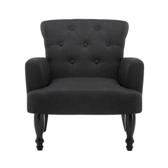 DSZ Product, feed-cond-new, feed-sl-DSZ Freight Payable, newArtiss Armchair Wingback Charcoal Lothair - Premium Furniture > Bar Stools & Chairs > Arm Chairs & Recliners from Artiss ! Shop Online Buy Now at S & D's Value Store Family Business Best Customer ServiceDSZ Product, feed-cond-new, feed-sl-DSZ Freight Payable, new