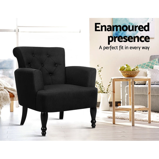 DSZ Product, feed-cond-new, feed-sl-DSZ Freight Payable, newArtiss Armchair Wingback Charcoal Lothair - Premium Furniture > Bar Stools & Chairs > Arm Chairs & Recliners from Artiss ! Shop Online Buy Now at S & D's Value Store Family Business Best Customer ServiceDSZ Product, feed-cond-new, feed-sl-DSZ Freight Payable, new