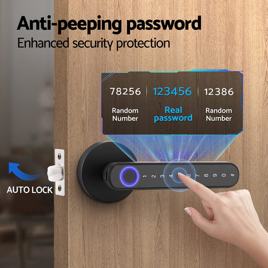 UL-tech Fingerprint Door Lock Smart Electronic Handle