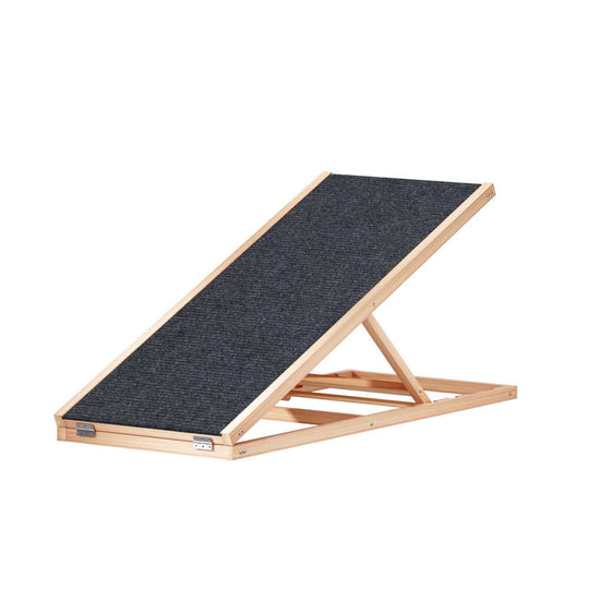 _label_, DSZ Product, feed-cond-new, feed-sl-free shipping, free-shipping, newI.Pet Dog Ramp 100Cm Adjustable Height Wooden Steps Stairs For Bed Sofa Car Foldable - Premium Pet Care > Dog Supplies > Dog Steps & Ramps from I.Pet ! Shop Online Buy Now at S & D's Value Store Family Business Best Customer Service_label_, DSZ Product, feed-cond-new, feed-sl-free shipping, free-shipping, new