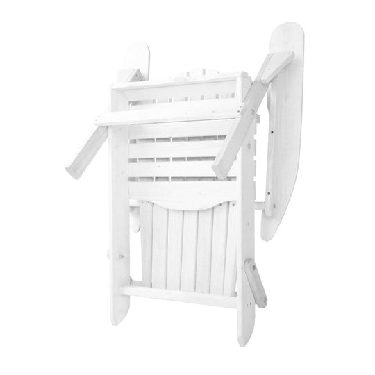 DSZ Product, feed-cond-new, feed-sl-DSZ Freight Payable, newGardeon 3Pc Adirondack Outdoor Table And Chairs Wooden Foldable Beach Chair White - Premium Furniture > Outdoor > Outdoor Sofas & Lounge Sets from Gardeon ! Shop Online Buy Now at S & D's Value Store Family Business Best Customer ServiceDSZ Product, feed-cond-new, feed-sl-DSZ Freight Payable, new