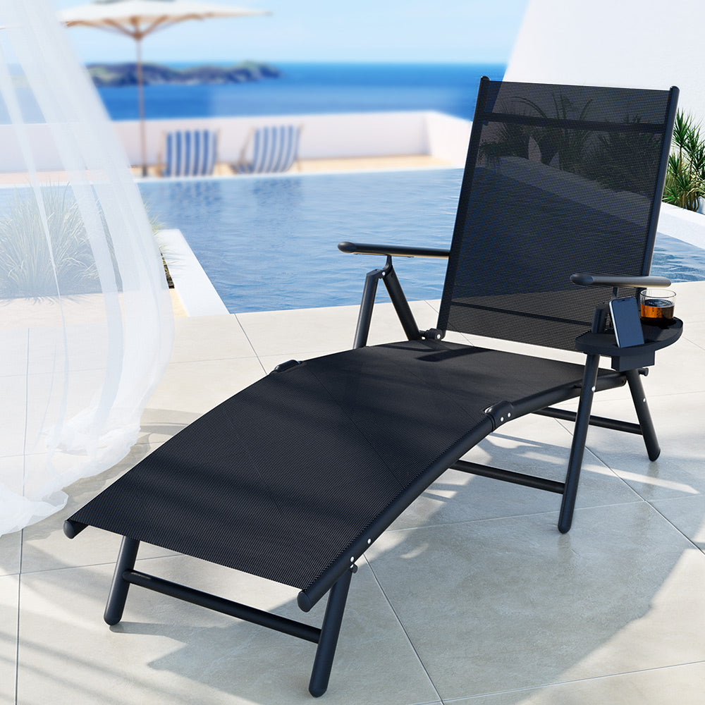 DSZ Product, feed-cond-new, feed-sl-DSZ Freight Payable, newGardeon Sun Lounge Outdoor Lounger Aluminium Folding Beach Chair Camping Patio - Premium Furniture > Outdoor > Outdoor Sofas & Lounge Sets from Gardeon ! Shop Online Buy Now at S & D's Value Store Family Business Best Customer ServiceDSZ Product, feed-cond-new, feed-sl-DSZ Freight Payable, new