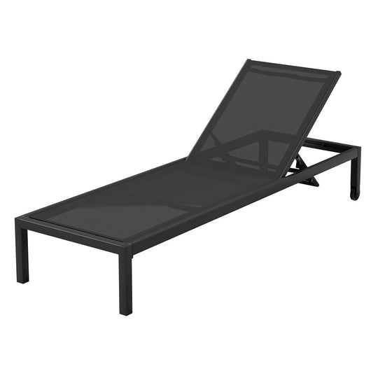 DSZ Product, feed-cond-new, feed-sl-DSZ Freight Payable, newGardeon Sun Lounge Outdoor Lounger Aluminium Folding Beach Chair Wheels Black - Premium Furniture > Outdoor > Outdoor Sofas & Lounge Sets from Gardeon ! Shop Online Buy Now at S & D's Value Store Family Business Best Customer ServiceDSZ Product, feed-cond-new, feed-sl-DSZ Freight Payable, new