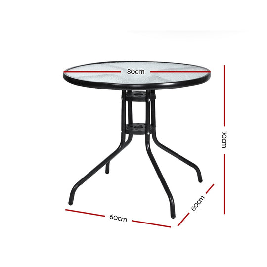 DSZ Product, feed-cond-new, feed-sl-DSZ Freight Payable, newGardeon Outdoor Bar Table Glass Cafe Table Steel Side Parasol Hole - Premium Furniture > Outdoor > Outdoor Tables from Gardeon ! Shop Online Buy Now at S & D's Value Store Family Business Best Customer ServiceDSZ Product, feed-cond-new, feed-sl-DSZ Freight Payable, new