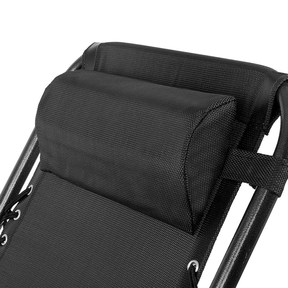 DSZ Product, feed-cond-new, feed-sl-DSZ Freight Payable, newGardeon 2Pc Zero Gravity Chair Folding Outdoor Recliner Adjustable Sun Lounge Camping Black - Premium Furniture > Outdoor > Outdoor Chairs from Gardeon ! Shop Online Buy Now at S & D's Value Store Family Business Best Customer ServiceDSZ Product, feed-cond-new, feed-sl-DSZ Freight Payable, new