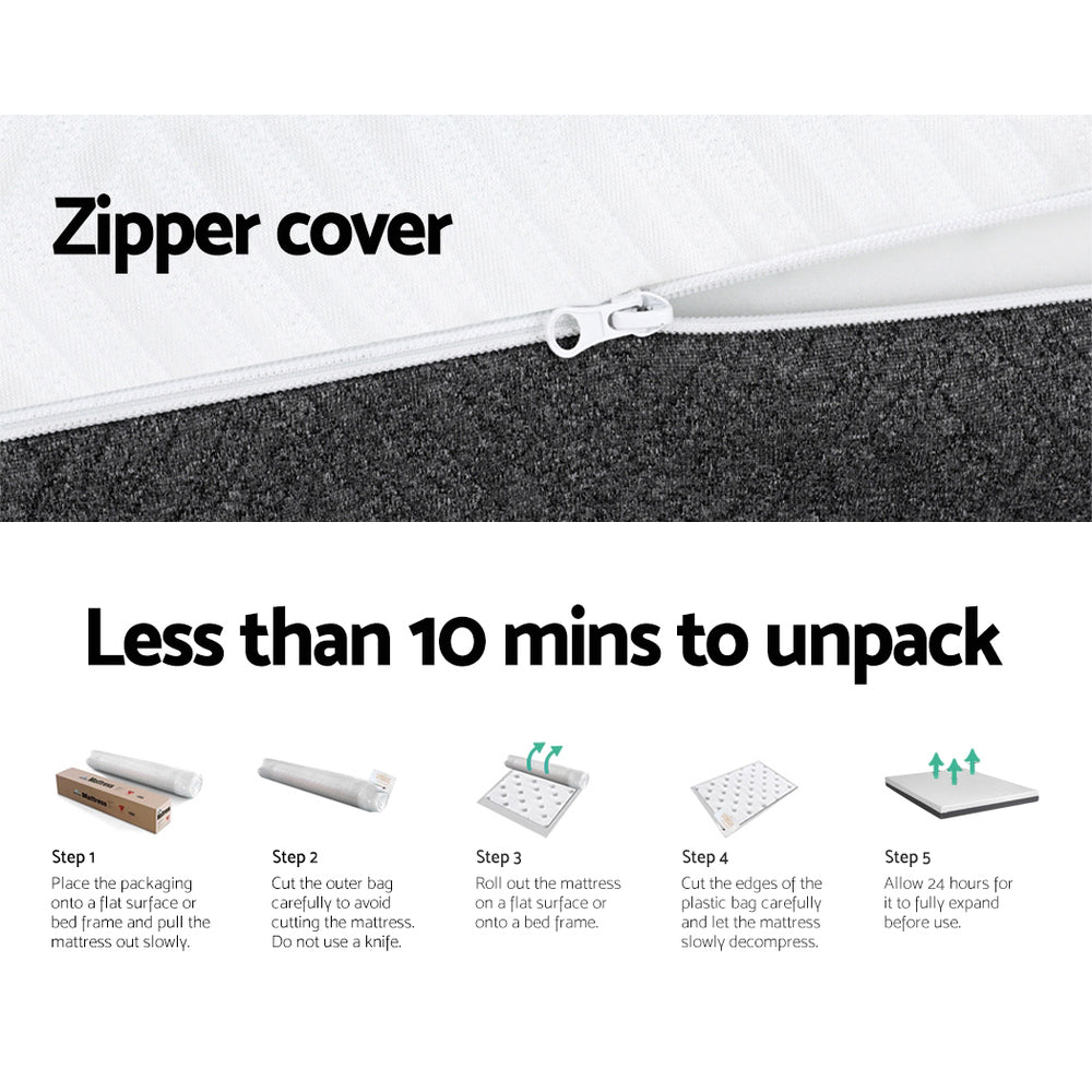 DSZ Product, feed-cond-new, feed-sl-DSZ Freight Payable, newGiselle Bedding Memory Foam Mattress Bed Cool Gel Non Spring 15Cm Single - Premium Furniture > Mattresses > Mattress Toppers from Giselle Bedding ! Shop Online Buy Now at S & D's Value Store Family Business Best Customer ServiceDSZ Product, feed-cond-new, feed-sl-DSZ Freight Payable, new