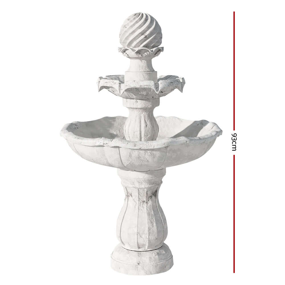 DSZ Product, feed-cond-new, feed-sl-DSZ Freight Payable, newGardeon Solar Water Feature 3 - Tier Fountain With Pump Kit Bird Bath 93Cm Ivory - Premium Home & Garden > Fountains > Fountain & Ponds Accessories from Gardeon ! Shop Online Buy Now at S & D's Value Store Family Business Best Customer ServiceDSZ Product, feed-cond-new, feed-sl-DSZ Freight Payable, new