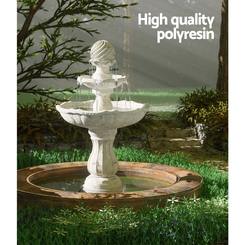 DSZ Product, feed-cond-new, feed-sl-DSZ Freight Payable, newGardeon Solar Water Feature 3 - Tier Fountain With Pump Kit Bird Bath 93Cm Ivory - Premium Home & Garden > Fountains > Fountain & Ponds Accessories from Gardeon ! Shop Online Buy Now at S & D's Value Store Family Business Best Customer ServiceDSZ Product, feed-cond-new, feed-sl-DSZ Freight Payable, new