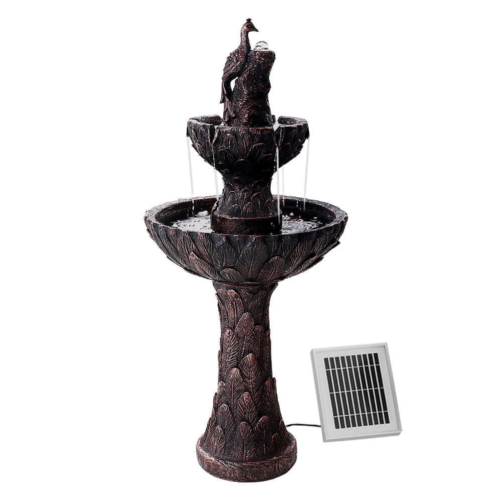 DSZ Product, feed-cond-new, feed-sl-DSZ Freight Payable, newGardeon Solar Water Feature Tier Fountain With Pump Kit Bird Bath 106Cm Peacock - Premium Home & Garden > Fountains > Fountain & Ponds Accessories from Gardeon ! Shop Online Buy Now at S & D's Value Store Family Business Best Customer ServiceDSZ Product, feed-cond-new, feed-sl-DSZ Freight Payable, new