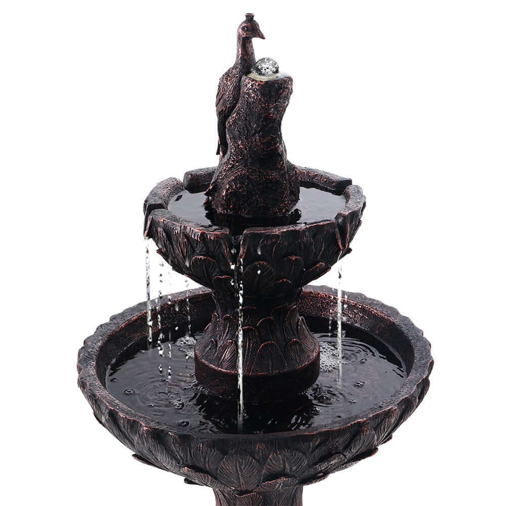 DSZ Product, feed-cond-new, feed-sl-DSZ Freight Payable, newGardeon Solar Water Feature Tier Fountain With Pump Kit Bird Bath 106Cm Peacock - Premium Home & Garden > Fountains > Fountain & Ponds Accessories from Gardeon ! Shop Online Buy Now at S & D's Value Store Family Business Best Customer ServiceDSZ Product, feed-cond-new, feed-sl-DSZ Freight Payable, new