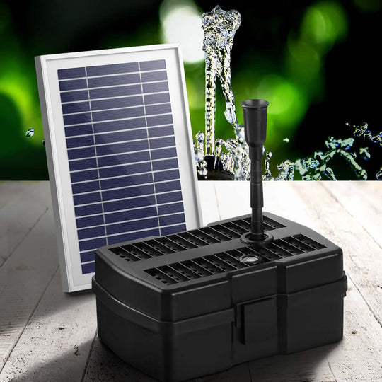 Gardeon Solar Pond Pump with Filter Box, affordable DIY luxury garden fountain solution.