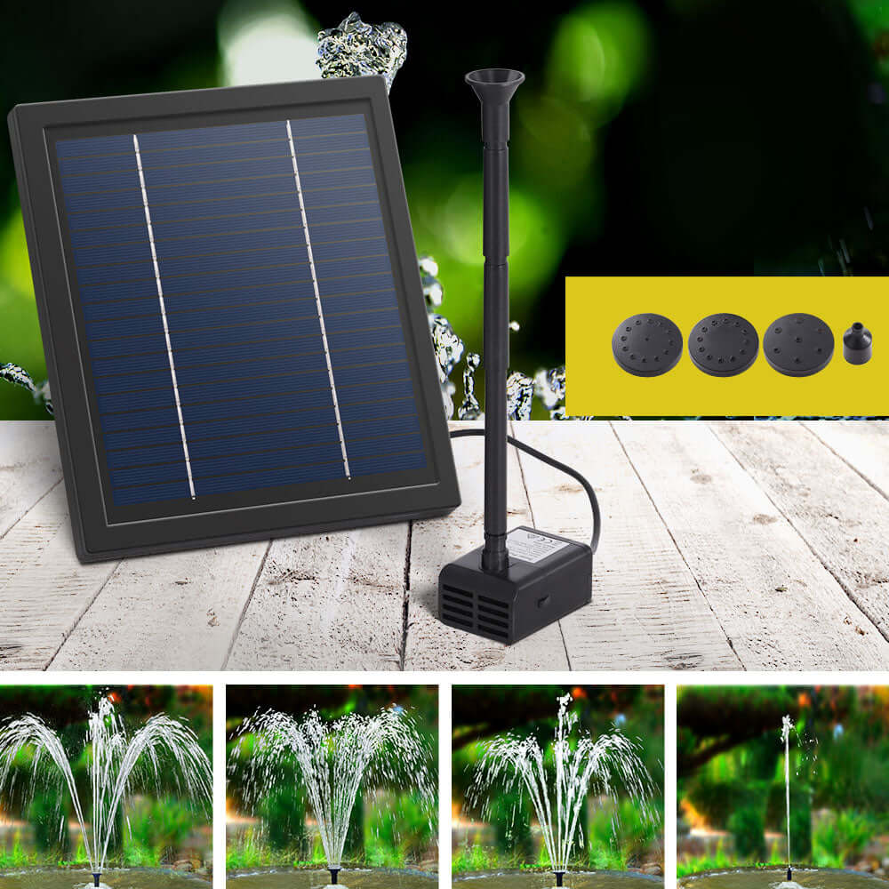 Gardeon Solar Pond Pump Submersible Water Fountain Kit 6.1FT