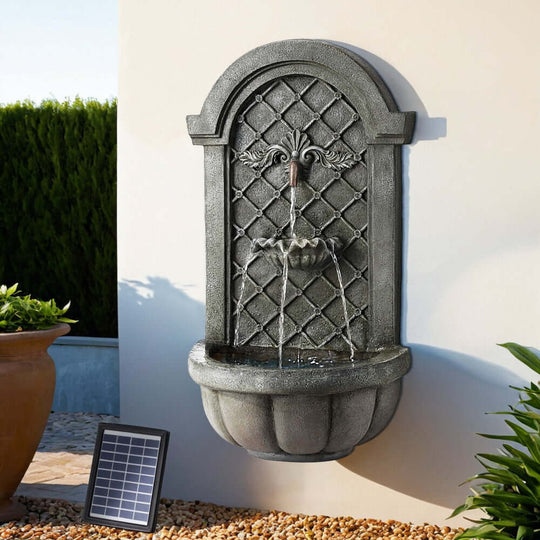 DSZ Product, feed-cond-new, feed-sl-DSZ Freight Payable, newGardeon Solar Fountain Water Feature Wall Mount Garden Fountains 80Cm Grey - Premium Home & Garden > Fountains > Fountain & Ponds Accessories from Gardeon ! Shop Online Buy Now at S & D's Value Store Family Business Best Customer ServiceDSZ Product, feed-cond-new, feed-sl-DSZ Freight Payable, new