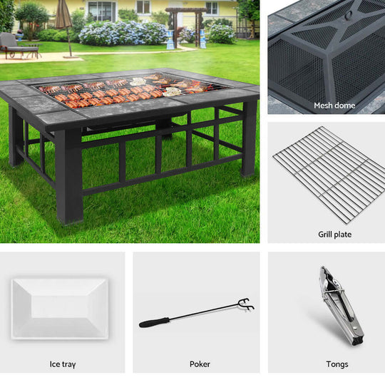 DSZ Product, feed-cond-new, feed-sl-DSZ Freight Payable, newGrillz Fire Pit Bbq Grill Ice Bucket 3 - In - 1 Table - Premium Home & Garden > BBQ > BBQ Tools from Grillz ! Shop Online Buy Now at S & D's Value Store Family Business Best Customer ServiceDSZ Product, feed-cond-new, feed-sl-DSZ Freight Payable, new