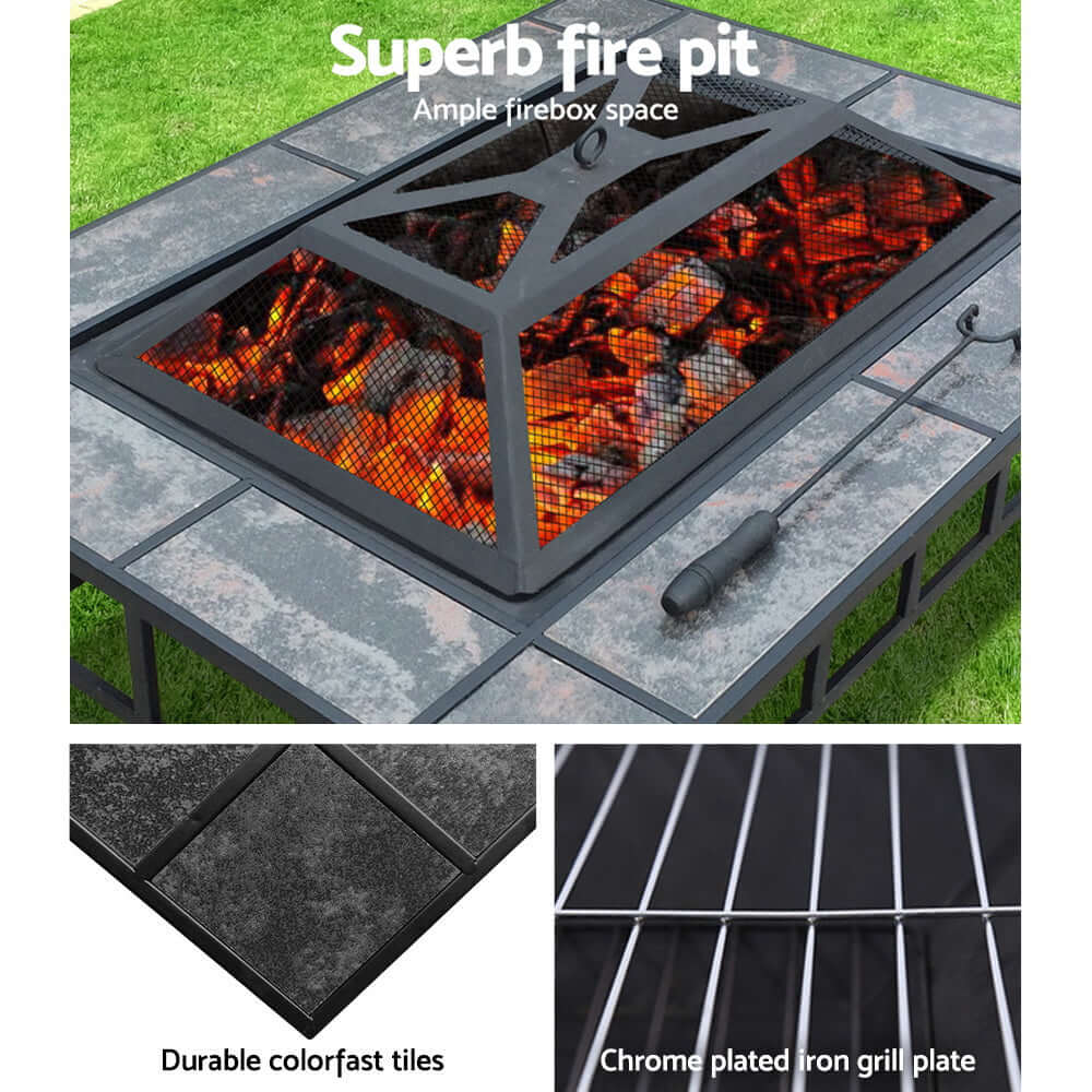 DSZ Product, feed-cond-new, feed-sl-DSZ Freight Payable, newGrillz Fire Pit Bbq Grill Ice Bucket 3 - In - 1 Table - Premium Home & Garden > BBQ > BBQ Tools from Grillz ! Shop Online Buy Now at S & D's Value Store Family Business Best Customer ServiceDSZ Product, feed-cond-new, feed-sl-DSZ Freight Payable, new