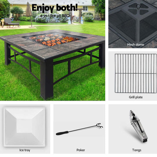 DSZ Product, feed-cond-new, feed-sl-DSZ Freight Payable, newGrillz Fire Pit Bbq Grill Ice Bucket 4 - In - 1 Table - Premium Home & Garden > BBQ > BBQ Tools from Grillz ! Shop Online Buy Now at S & D's Value Store Family Business Best Customer ServiceDSZ Product, feed-cond-new, feed-sl-DSZ Freight Payable, new