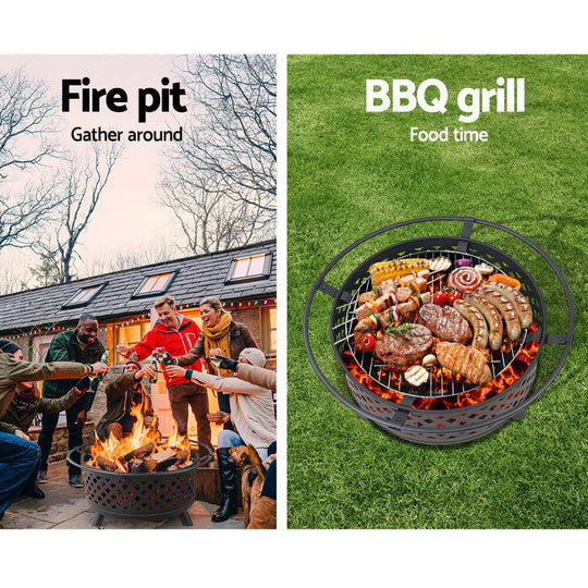 DSZ Product, feed-cond-new, feed-sl-DSZ Freight Payable, newGrillz Fire Pit Bbq Grill 76Cm - Premium Home & Garden > BBQ > BBQ Tools from Grillz ! Shop Online Buy Now at S & D's Value Store Family Business Best Customer ServiceDSZ Product, feed-cond-new, feed-sl-DSZ Freight Payable, new