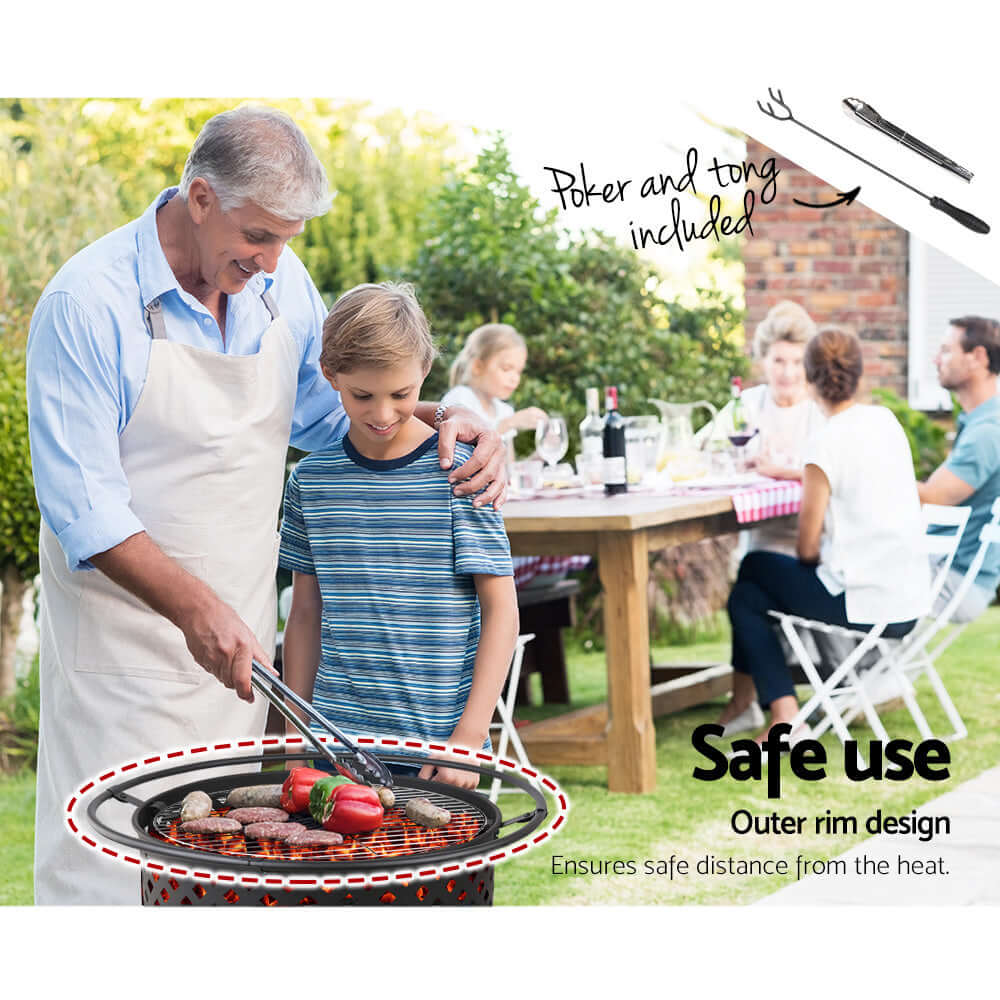 DSZ Product, feed-cond-new, feed-sl-DSZ Freight Payable, newGrillz Fire Pit Bbq Grill 76Cm - Premium Home & Garden > BBQ > BBQ Tools from Grillz ! Shop Online Buy Now at S & D's Value Store Family Business Best Customer ServiceDSZ Product, feed-cond-new, feed-sl-DSZ Freight Payable, new