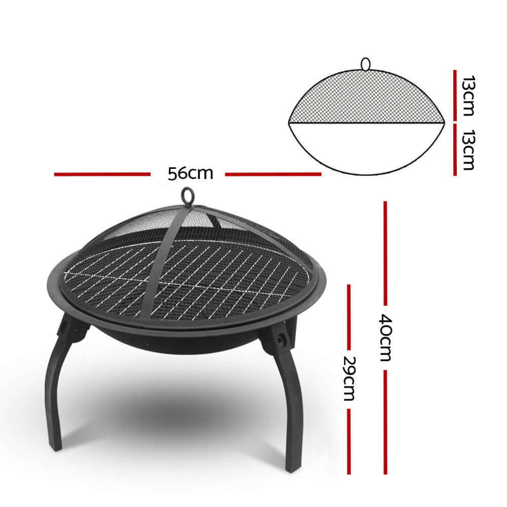 _label_, DSZ Product, feed-cond-new, feed-sl-free shipping, free-shippingFire Pit Bbq Charcoal Smoker Portable Outdoor Camping Pits Patio Fireplace 22" - Premium Home & Garden > Firepits > Fire Pits from Grillz ! Shop Online Buy Now at S & D's Value Store Family Business Best Customer Service_label_, DSZ Product, feed-cond-new, feed-sl-free shipping, free-shipping