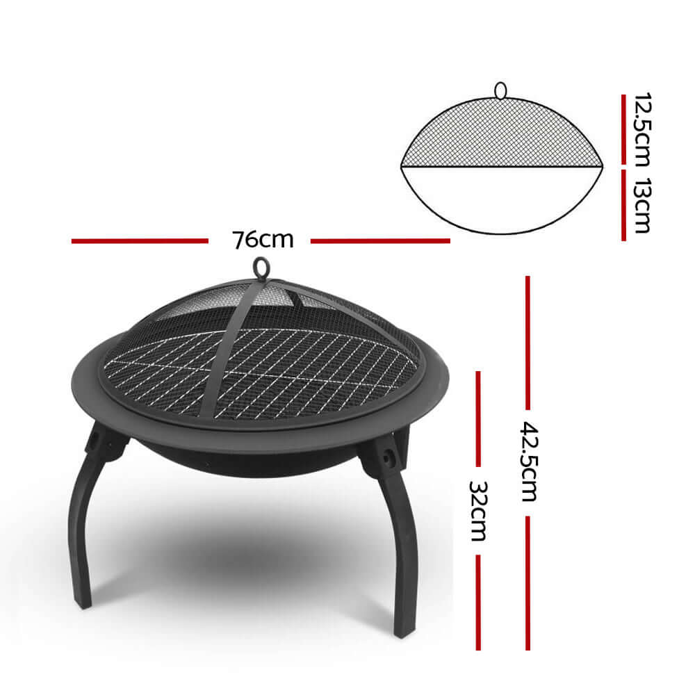 DSZ Product, feed-cond-new, feed-sl-DSZ Freight PayableFire Pit Bbq Charcoal Grill Smoker Portable Outdoor Camping Garden Pits 30" - Premium Home & Garden > Firepits > Fire Pits from Grillz ! Shop Online Buy Now at S & D's Value Store Family Business Best Customer ServiceDSZ Product, feed-cond-new, feed-sl-DSZ Freight Payable