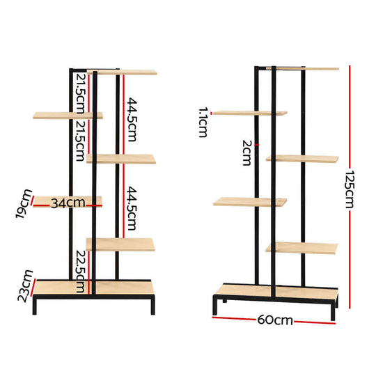 _label_, DSZ Product, feed-cond-new, feed-sl-free shipping, free-shipping, newArtiss Plant Stand 6 Tier Metal Zigzag Flower Pot Shelf - Premium Home & Garden > Artificial Plants > Pots, Planters & Accessories from Artiss ! Shop Online Buy Now at S & D's Value Store Family Business Best Customer Service_label_, DSZ Product, feed-cond-new, feed-sl-free shipping, free-shipping, new