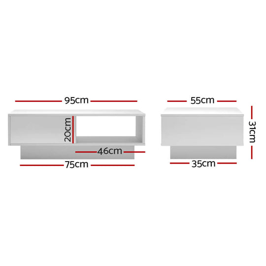 DSZ Product, feed-cond-new, feed-sl-DSZ Freight PayableArtiss Coffee Table Led Lights White - Premium Home & Garden > Lighting > Night Lights & Ambient Lighting from Artiss ! Shop Online Buy Now at S & D's Value Store Family Business Best Customer ServiceDSZ Product, feed-cond-new, feed-sl-DSZ Freight Payable