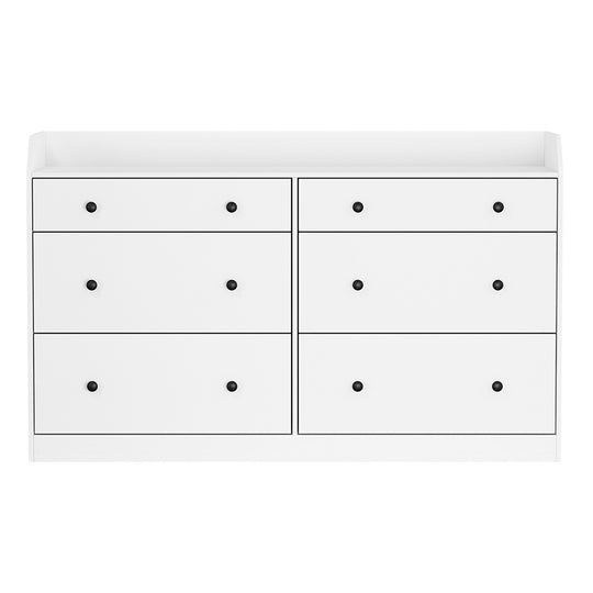 Artiss 6 Chest of Drawers - PETE White