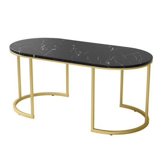 _label_, DSZ Product, feed-cond-new, feed-sl-free shipping, free-shipping, newArtiss Coffee Table Marble Effect Black - Premium Furniture > Living Room > Coffee Tables from Artiss ! Shop Online Buy Now at S & D's Value Store Family Business Best Customer Service_label_, DSZ Product, feed-cond-new, feed-sl-free shipping, free-shipping, new