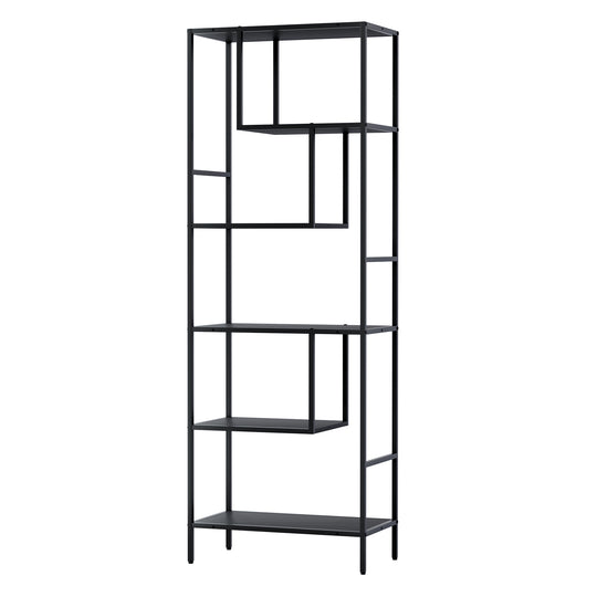 Artiss Bookshelf 5 Tiers Rhys Black