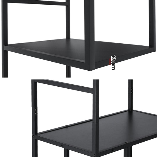 Artiss Bookshelf 5 Tiers Rhys Black