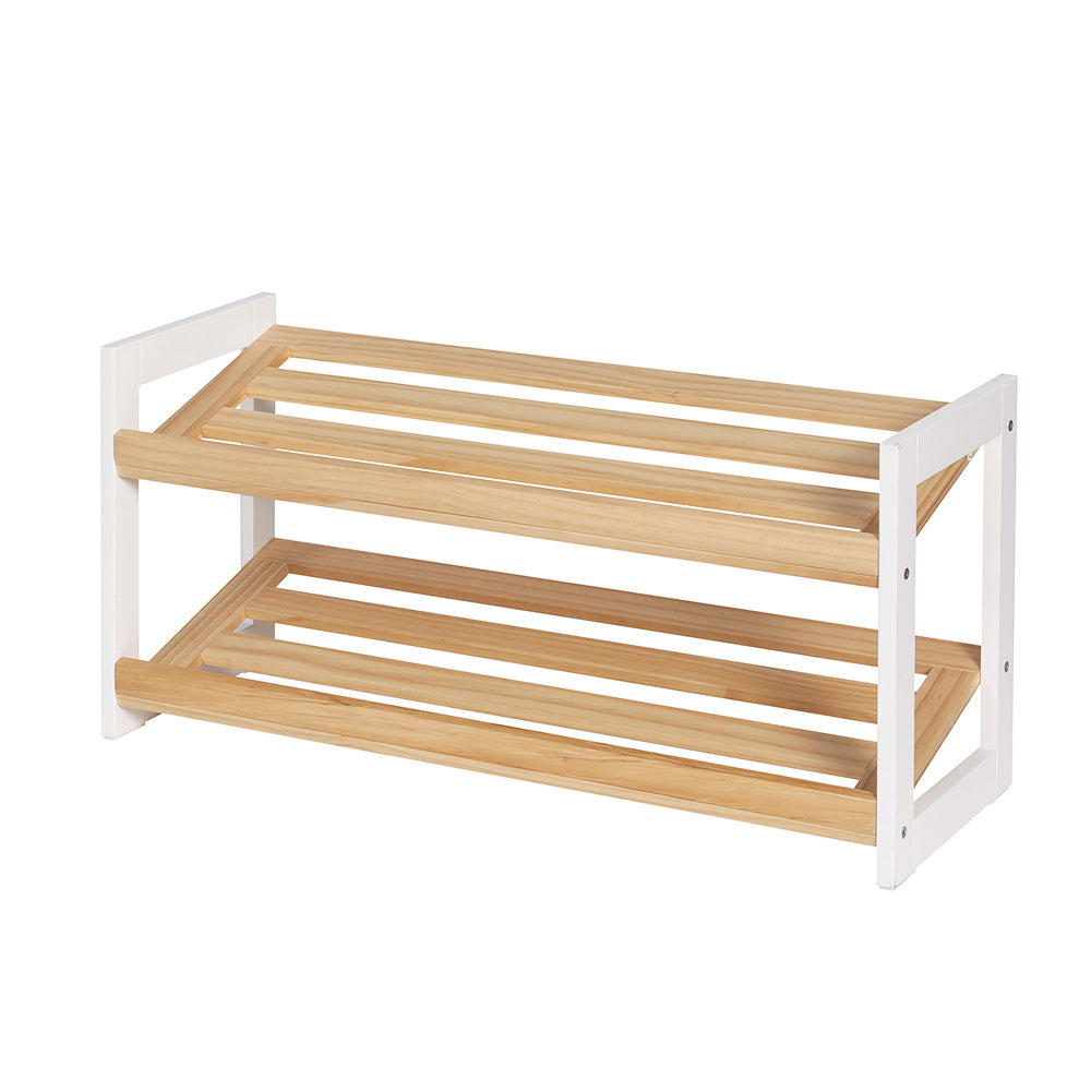 _label_, DSZ Product, feed-cond-new, feed-sl-free shipping, free-shipping, newArtiss Shoe Rack 2 Tier 6 Pairs White Kara - Premium Furniture > Living Room > Shoe Storage from Artiss ! Shop Online Buy Now at S & D's Value Store Family Business Best Customer Service_label_, DSZ Product, feed-cond-new, feed-sl-free shipping, free-shipping, new