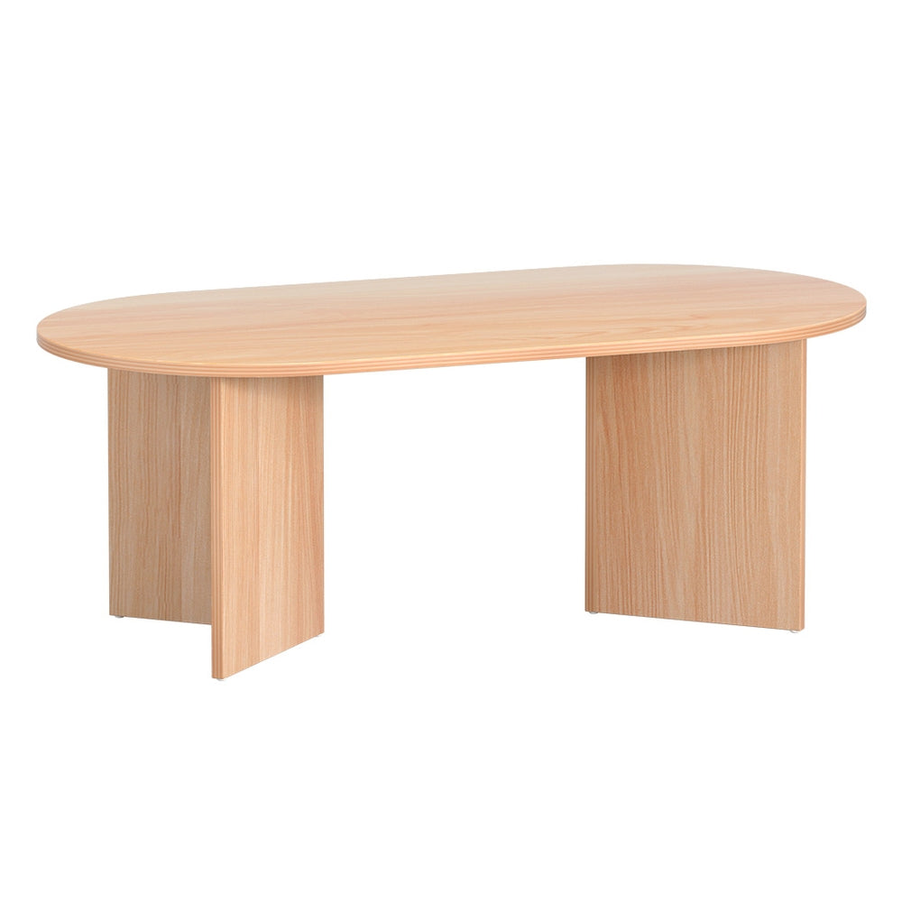 DSZ Product, feed-cond-new, feed-sl-DSZ Freight Payable, newArtiss Coffee Table Oval 110Cm Pine Alva - Premium Furniture > Living Room > Coffee Tables from Artiss ! Shop Online Buy Now at S & D's Value Store Family Business Best Customer ServiceDSZ Product, feed-cond-new, feed-sl-DSZ Freight Payable, new