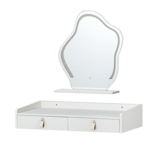 Artiss Dressing Table Floating Led White Daphne