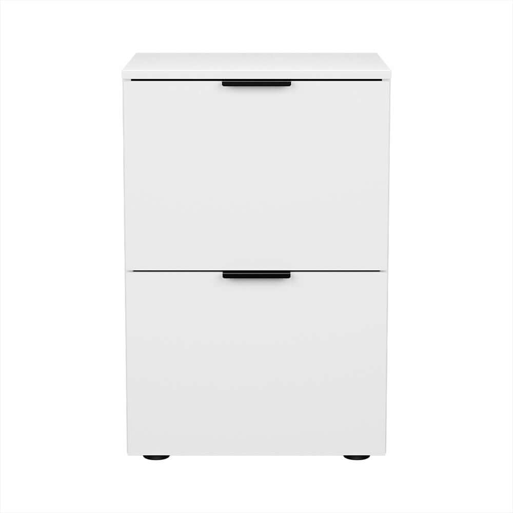 Artiss Filing Cabinet Files Storage Office Shelves File Organiser White 2 Drawer