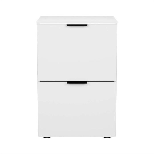 Artiss Filing Cabinet Files Storage Office Shelves File Organiser White 2 Drawer