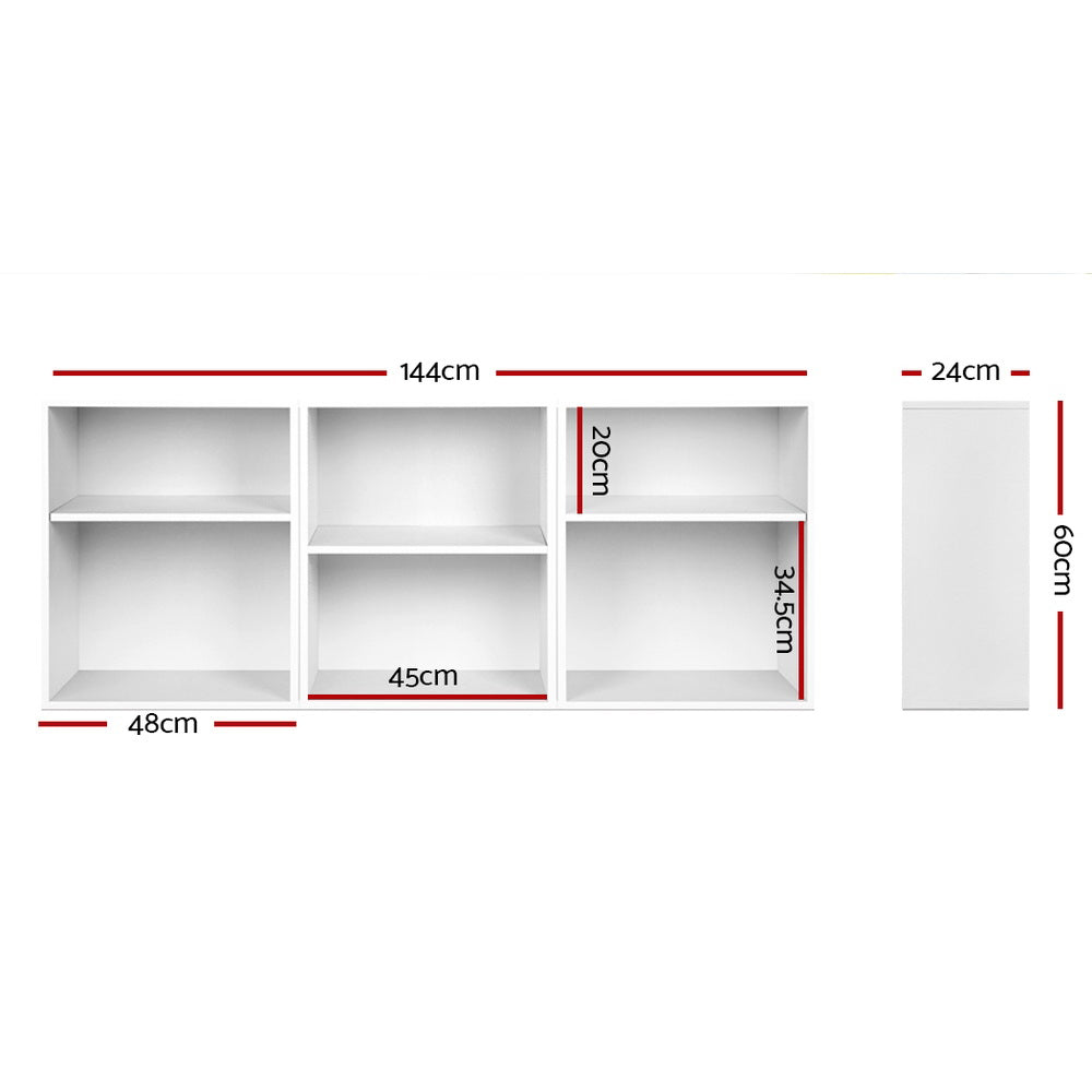 DSZ Product, feed-cond-new, feed-sl-DSZ Freight Payable, newArtiss Bookshelf Set Of 3 - Vena White - Premium Furniture > Living Room > Bookcases & Shelves from Artiss ! Shop Online Buy Now at S & D's Value Store Family Business Best Customer ServiceDSZ Product, feed-cond-new, feed-sl-DSZ Freight Payable, new