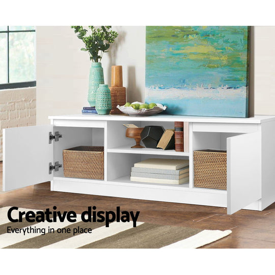 DSZ Product, feed-cond-new, feed-sl-DSZ Freight Payable, newArtiss Tv Cabinet Entertainment Unit 120Cm White Anita - Premium Furniture > Living Room > TV Units from Artiss ! Shop Online Buy Now at S & D's Value Store Family Business Best Customer ServiceDSZ Product, feed-cond-new, feed-sl-DSZ Freight Payable, new