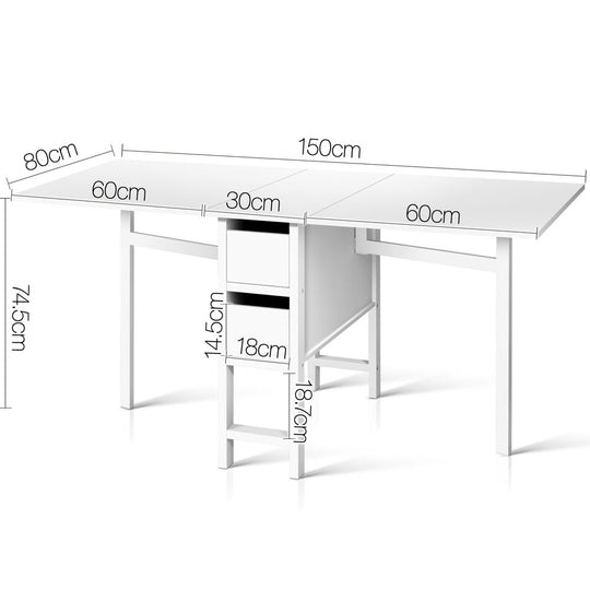 DSZ Product, feed-cond-new, feed-sl-DSZ Freight Payable, newArtiss Dining Table Rectangular Extendable White - Premium Furniture > Dining > Dining Tables from Artiss ! Shop Online Buy Now at S & D's Value Store Family Business Best Customer ServiceDSZ Product, feed-cond-new, feed-sl-DSZ Freight Payable, new