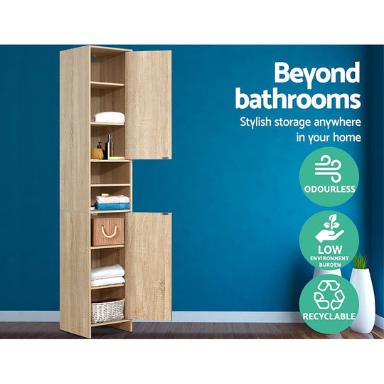 DSZ Product, feed-cond-new, feed-sl-DSZ Freight Payable, newArtiss Bathroom Cabinet Storage 185Cm Wooden - Premium Furniture > Bathroom > Bathroom Cabinets, Cupboards & Storage from Artiss ! Shop Online Buy Now at S & D's Value Store Family Business Best Customer ServiceDSZ Product, feed-cond-new, feed-sl-DSZ Freight Payable, new